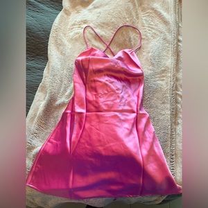 Meshki Sydney Mini Satin Dress